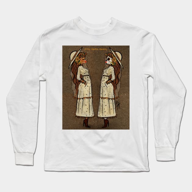 Vida y Muerte Long Sleeve T-Shirt by The Mindful Maestra